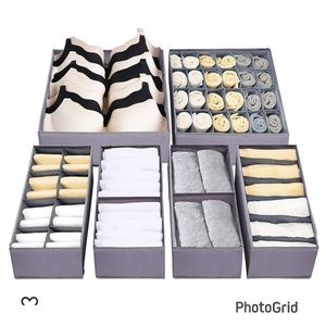 6 Piece Drawer Organizers